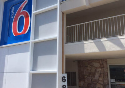 Motel 6 ID Sign