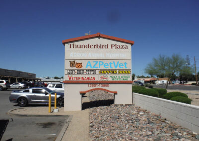 Thunderbird Plaza ID Sign